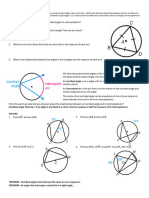 Lesson 3 Inscribed Angles