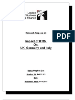 Stephen Das A 4022183 Research Proposal-IfRS