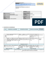 SESIÓN DE APRENDIZAJE Formato