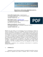 o Uso de Metodologias Ativas de Aprendizagem Na Formação Do Engenheiro