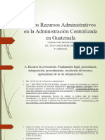 Los Recursos Administrativos A-Recurso de Revocatoria.