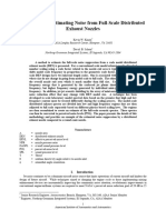 A Method For Estimating Noise From Full-Scale Distributed Exhaust Nozzles