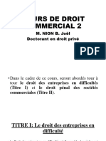 Les Entreprises en Difficulté