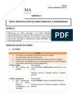 Semana 1 2023-2 Verbo Principal y Subordinado