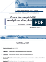 Cours de Comptabilite Analytique Et Expl