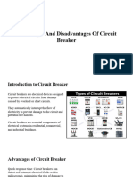 Advantages and Disadvantages of Circuit Breaker