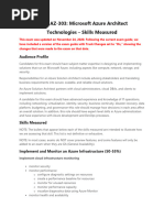 Exam Az 303 Microsoft Azure Architect Technologies Skills Measured