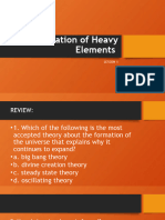 1 Formation of Heavy Elements