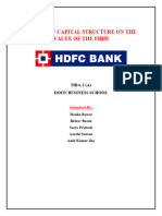 FM Project (Capital Structure)