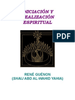 Iniciación y Realización Espiritual