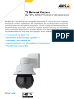 Datasheet Axis q6315 Le PTZ Network Camera en US 417473