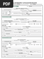 Cedula de Registro Y Actualización de Datos: Datos Generales Del Alumno (A)