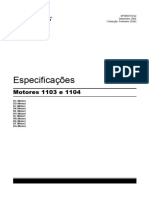 Especificações 1103-1104