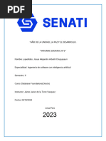 Informe Semanal N°1 Database Foundamentals