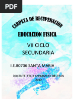 Carpeta de Recuperación CICLO VII