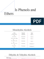 Alcohols Phenols and Ethers