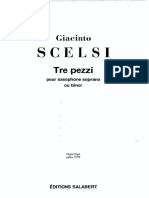 Giacinta SCELSI - TRE PEZZI