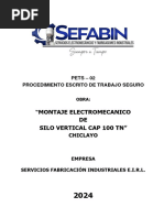 Sig - Pro-02 - Sefabin - Montaje Electromecanico de Silo Vertical Cap 100 TN - Chiclayo