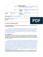 Unit 9 - Measurement Lesson Plan 3