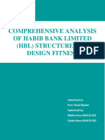 Habib Bank Limited (HBL) Structure and Design Fitness Analysis