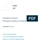 9FM0-01 June 22 Examiners' Report