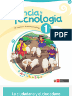 Ciencia y Tecnología 1.er Grado Cuaderno de Autoaprendizaje