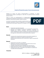 Mantenimiento Preventivo para Torno Convencional