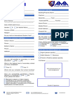 MD Application Form