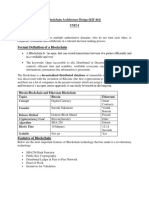 Blockchain Unit 1