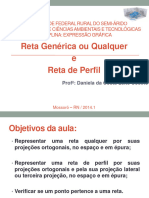 Aula 3 - Reta Qualquer e Reta de Perfil