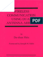 Wireless Communication Using Dual Antenna Arrays