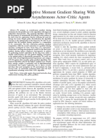 A3C-GS Adaptive Moment Gradient Sharing With Locks For Asynchronous ActorCritic Agents