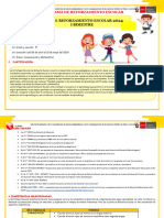 5°-Programación de Reforzamiento V Ciclo - 2023