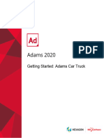 Adams 2020 Getting Started Using Adams Car Truck