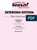 Dental Interview Guide