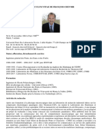 Curriculum Vitae - Francois Chevoir