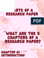 Parts of A Research Paper