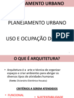 Planejamento Urbano-Uso e Ocupacao Do Solo