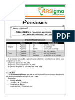 Língua Portuguesa - Atividades - Pronomes - 18 A 22 de Outubro - 5o Ano