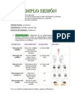 Ejemplo Ficha Sesion