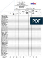 Grading Sheet Form