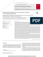 Pharmacotherapy Optimization For Rapid Sequence Intubation in The Emergency Department