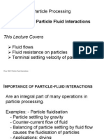 CHEE2940 Lecture 7 Part A - Particle Fluid Interaction