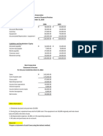 Activity Statement of Cash Flows