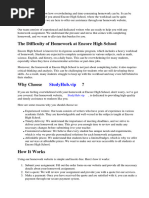 Encore High School Homework Website