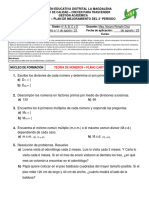 PLAN DE MEJORAMIENTO - EVALUACIÓN IIP - Matemática - 6°