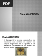 Dia Magnetism o