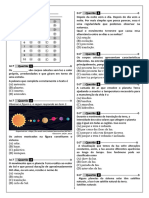 Simulado Sistema Solar