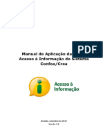 Manual de Aplicacao Da Lei de Acesso A Informacao Do Sistema ConfeaCrea