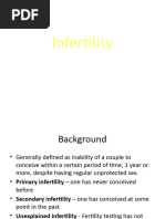 Infertility in Males and Females